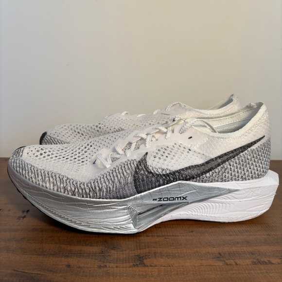 Nike ZoomX VaporFly Next 3 Shoes White Particle Grey Sz 12.5 Sneakers DV4129-100 - Picture 7 of 7